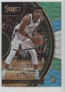 2017-18 Panini Select Concourse Tri-Color Prizm Giannis Antetokounmpo #3