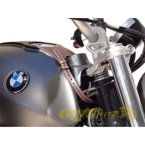 Copriserbatoio in pelle MARRONE per BMW R NINE T copri serbatoio per BMW R ninet - Picture 2 of 3