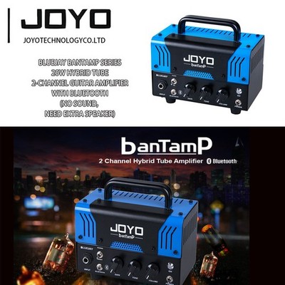 JOYO Bluejay Mini Amp Head 20W Hybrid Tube 2-Channel Amplifier with Bluetooth