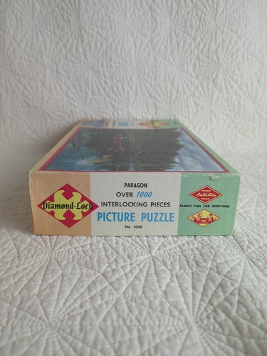 Paragon Fisherman's Paradise 1000 PC Jigsaw Puzzle VTG Diamond Lock UEC Sealed - Picture 5 of 8