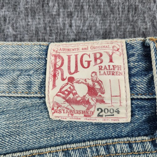 Ralph Lauren Rugby Jeans Damen 12 / 28 Bootcut Blumen Nieten Strass Y2K - Bild 4 von 24