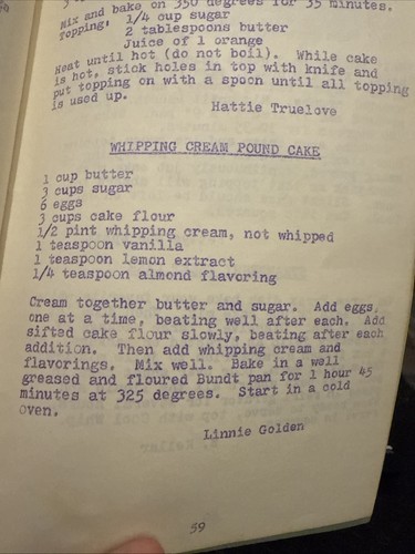 Meridian Mississippi Cookbook Golden Circle Church Ladies Vintage 1976 Foodies - Picture 2 of 13