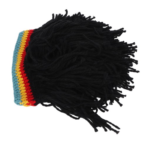 Funny Wig Hats High Elasticity Keep Warm Knitted Beanie Hat With Dreadlocks For - Picture 17 of 24