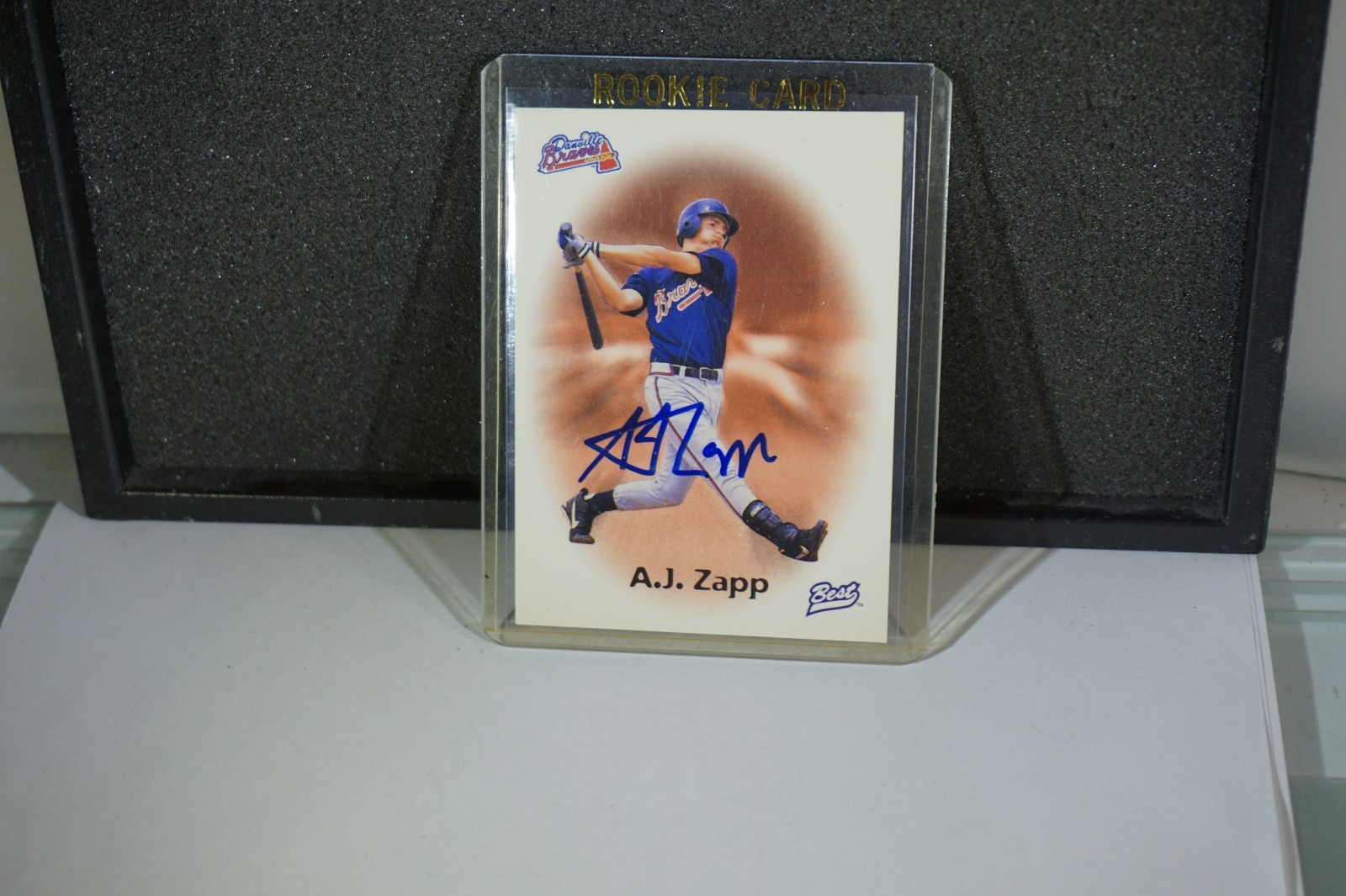 P - 1998 A.J. Zapp Authentic Autograph Card from Best Co. (#2981)
