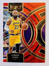 LeBron James 2023-24 Panini Select Premier Level Red Wave Prizm