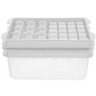  1 Satz Eiskugeln-Werkzeug, praktisches Eisbereitungstablett, wiederverwendbares