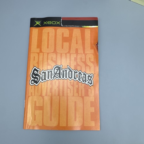 Grand Theft Auto San Andreas OG Xbox 2005 CIB komplett mit Handbuch & Poster Karte - Bild 2 von 6