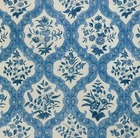BRUNSCHWIG & FILS FABRIC 'VENTOUX PRINT - SKY/BLUE' 4 METRES Cotton Blend