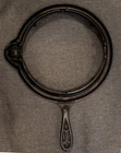 Antique Griswold 975 C Waffle Low Base Number 8 Embossed - Smooth Edge Casting