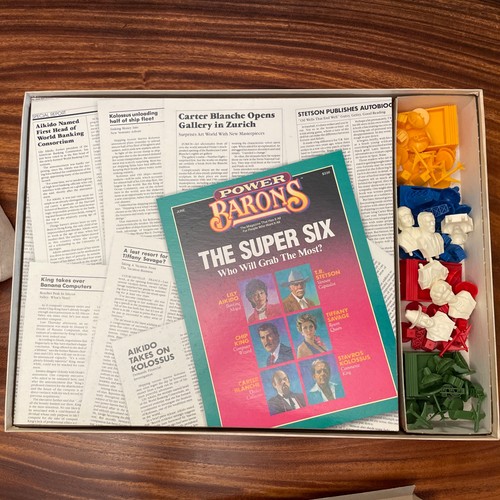 Power Barons Spiel der internationalen Rivalität Brettspiel von Milton Bradley vollständig - Bild 9 von 16