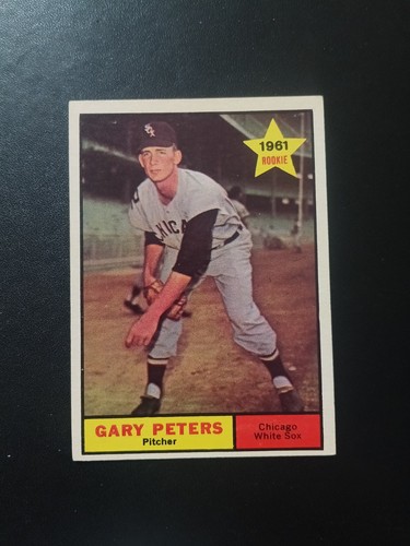 1961 Topps #303 Gary Peters Rookie Free Shipping - Picture 1 of 2