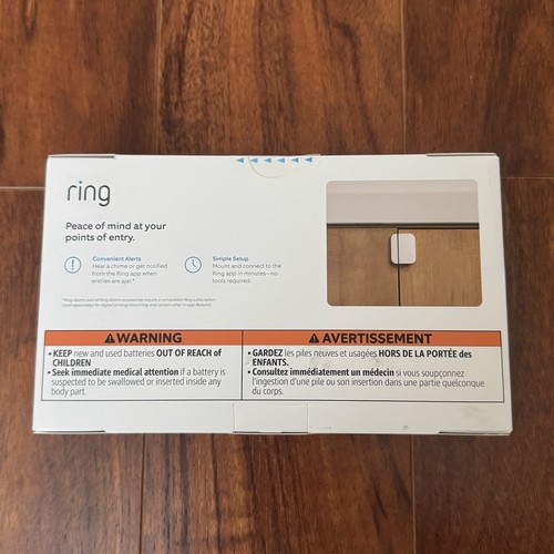 Ring Alarm Contact Sensor Wireless 2nd Gen 6-Pack White BRAND NEW SEALED - Picture 2 of 3