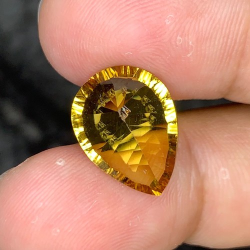 Pear Shape Citrine 9.44 crts - Picture 3 of 9