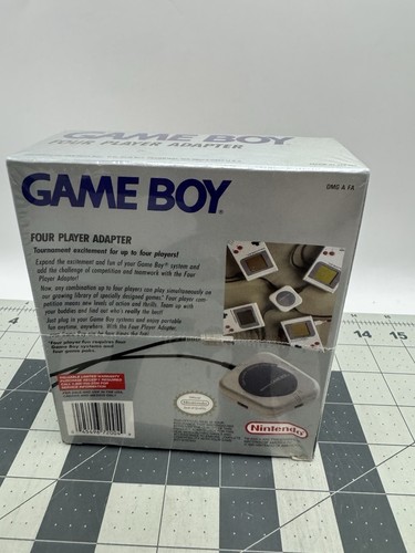 SIGILLATO-RARO-NUOVO CON SCATOLA-VINTAGE Nintendo Game Boy Adattatore quattro giocatori - Foto 3 di 6