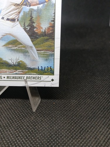 2023 Topps X Bob Ross The Joy of Baseball - Brice Turang #60 Titanium White... - Picture 2 of 4