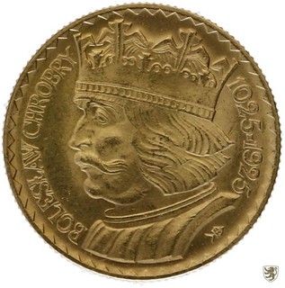 POLONIA 20 zloty 1925 Boleslaw I. ORO Y&#8239;33 buono eccellente