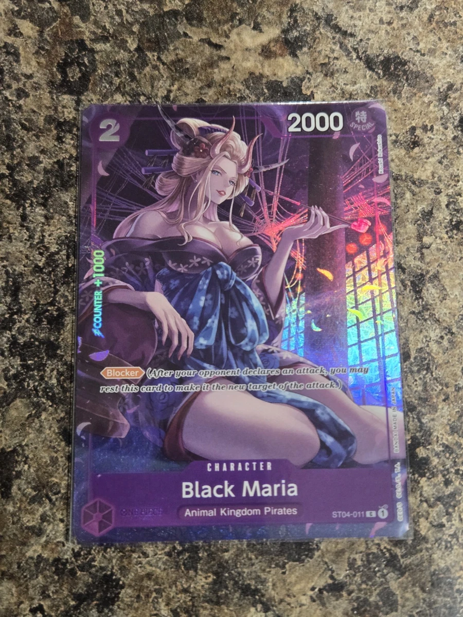 Black Maria ST04-011 One Piece Promotion Cards for sale | eBay