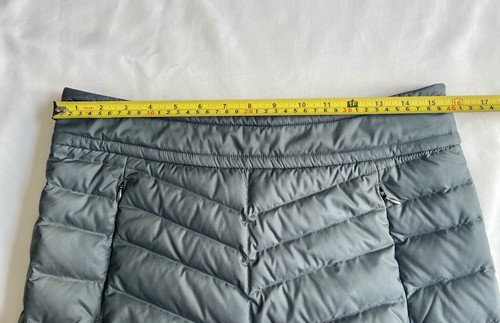 Marmot Womens Down Skirt Size Medium 8 Gray Puffer - Picture 6 of 10