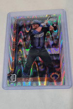 2025 Topps Chrome MLB - RayWave - #225 Jace Jung (RC) - Detroit Tigers