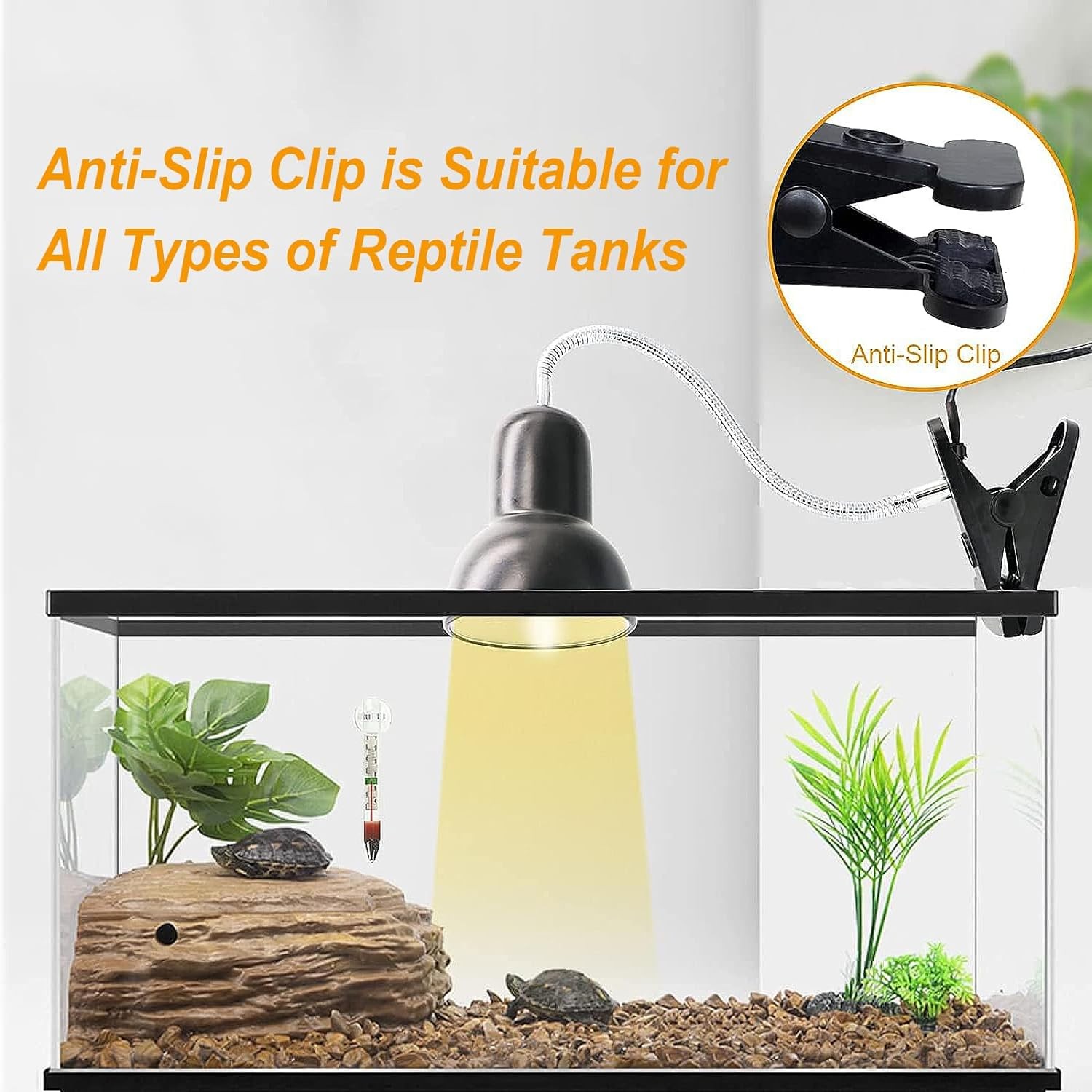 Schildkröte Wärmelampe,Wärmespotlampe für Aquarium Reptil Heizlampe E27 Lampen