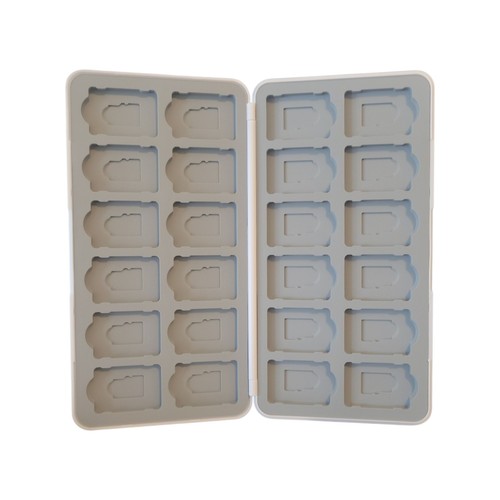 Caja de almacenamiento portátil para tarjetas de juego con capacidad para 24 tarjetas - Cierre magnético - Imagen 1 de 5