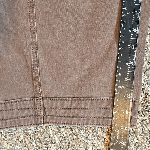 Y2K Plugg Baggy Pants JNCO Style Skater Grunge 90s Vintage Cargo 34x34 Brown - Picture 5 of 9