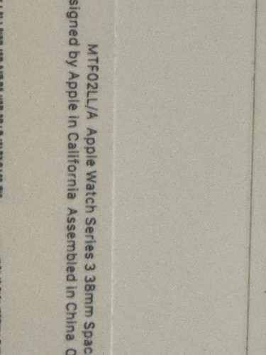 Bracelet GPS Apple Watch série 3 aluminium noir sport 38 mm A1858 - Photo 7 sur 10