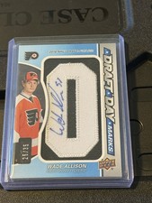 2021-22 SP Game Used Draft Day Marks AUTO Rookie Wade Allison /35