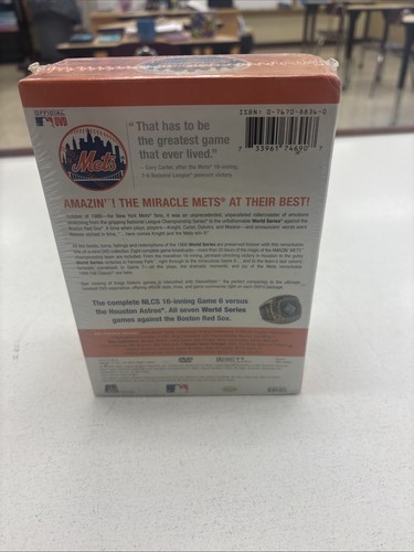 Rare brand New SEALED Mets 1986 World Series Collectors Edition dvd Set - Picture 3 of 6