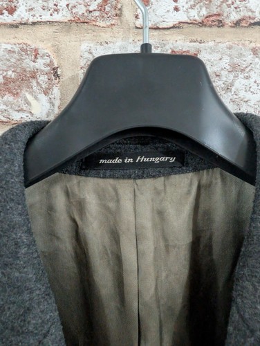 Finesse Wool and Cashmere Overcoat. Mens Large to Extra Large. Grey - Picture 6 of 9