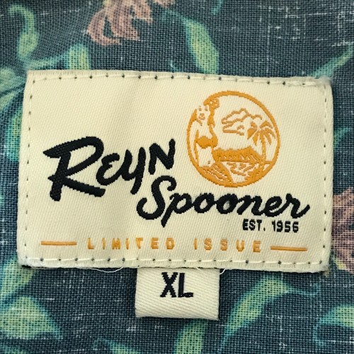 Vintage Reyn Spooner Limited Issue Tailored Shirt Men XL Blue Floral Button Down - Picture 3 of 15