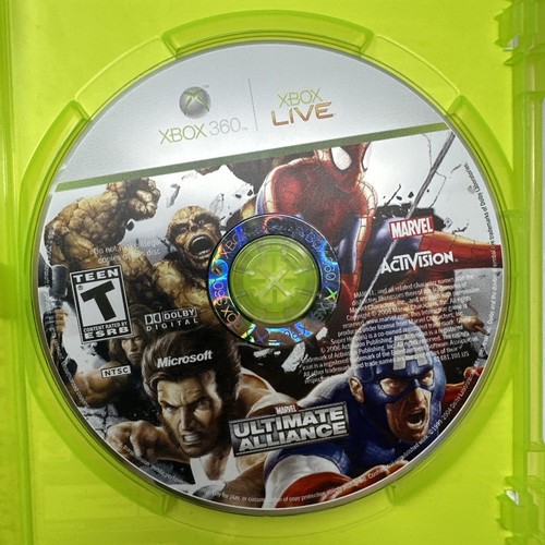 Marvel Ultimate Alliance / Forza 2 MotorSport Xbox 360 Complete CIB + Manual - Picture 4 of 4