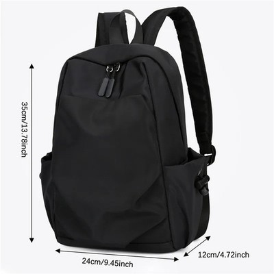 Männer Rucksack Mini Schwarz Tragetasche Schulterfach Sport Tasche