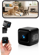 Mini Indoor Pet Camera, 1080P HD Offline Recording, 6-Hour Battery Smart Motio