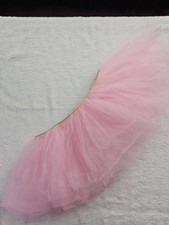 Pink Layered Tulle Tutu Halloween Costume Party Princess Skirt Girls Dress Up