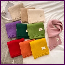 Korean Women Cashmere Scarves Lady Winter Thicken Warm Soft Pashmina Shawls