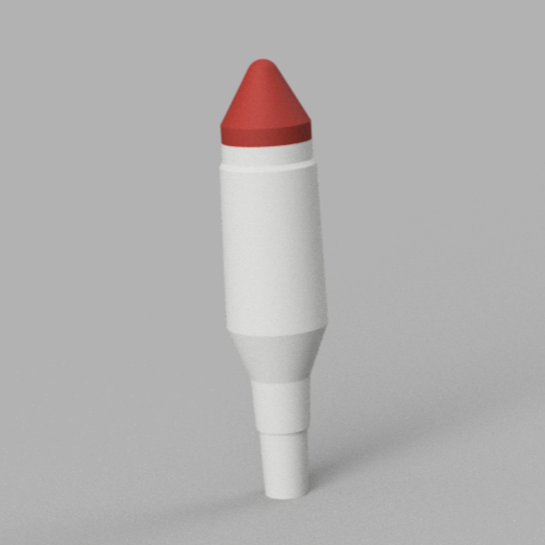 HighRes Dinky No 351 UFO Abfangjäger Nase Rakete Reproduktion Ersatz Shado - Bild 8 von 16