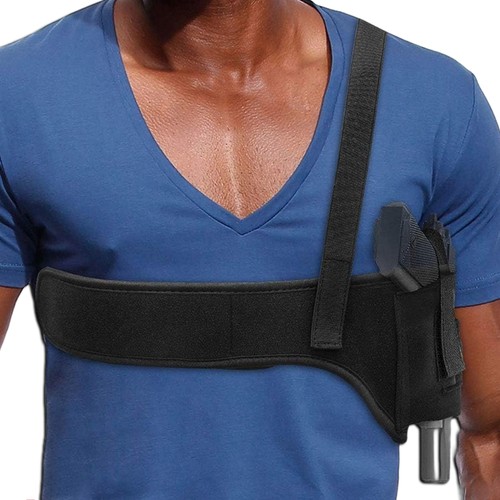 Shoulder Chest Gun Holster For Pistol Concealed Carry Universal Comfort Underarm - Picture 16 of 16