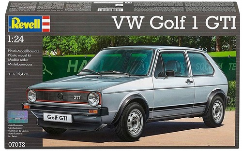 REVELL, VOLKSWAGEN Golf 1 modello GTI da montare e verniciare, 1/24,  REV07072 - Foto 1 di 6