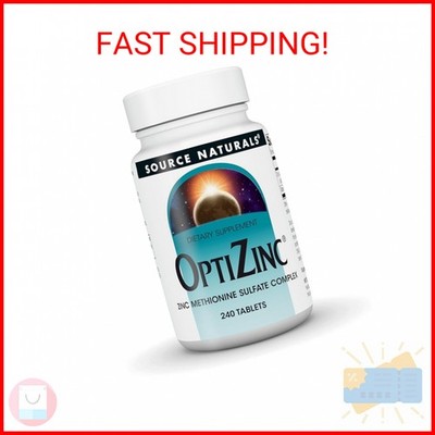 Source Naturals OptiZinc Zinc Methionine Sulfate Complex & Dietary Supplement - 