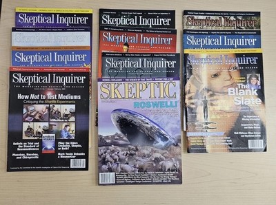 Skeptical Inquirer Magazine For Science And Reason Lot Of 11 Issues 2002 & 2003