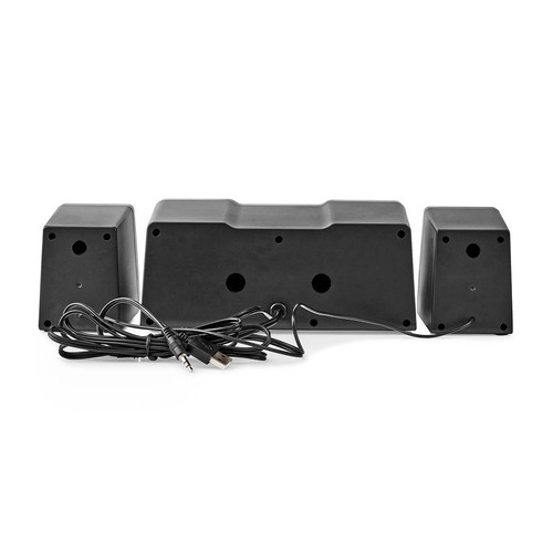 Nedis, Gaming Lautsprecher 2.2 USB mit LED-Lichteffekt, Schwarz - Bild 2 von 6