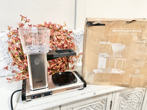 Moccamaster 53933 Kaffeemaschine für 10 Tassen, poliertes Silber **LESEN - Bild 1 von 2