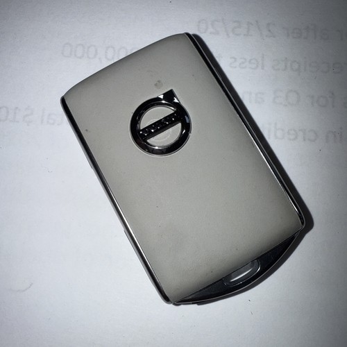 GRAY LEATHER OEM 4 Btn 2016-2022 Volvo Smart Key Remote HUF8423 YGOHUF8423 - Picture 13 of 18