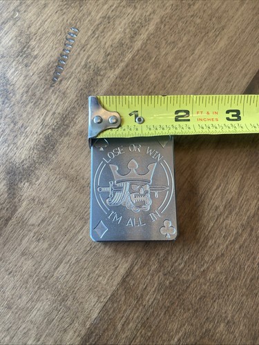 Muck Monkey Poker Card Guard - All In  - Bild 5 von 9