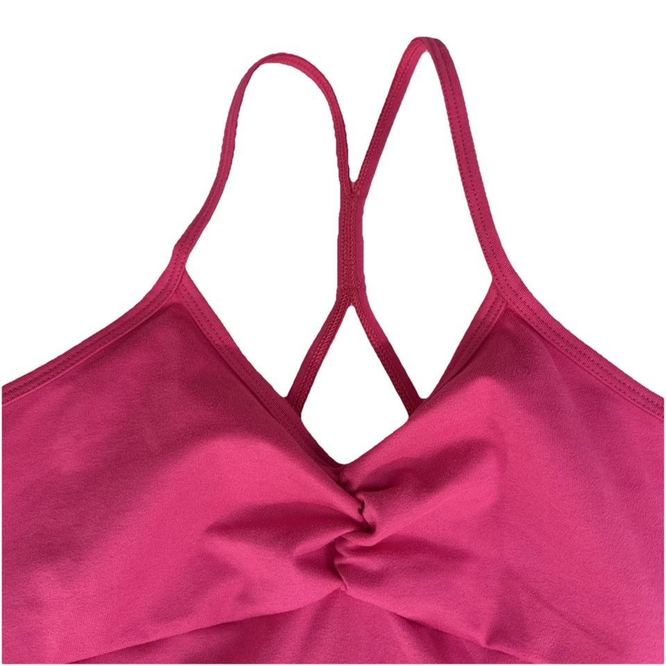 Camiseta sin mangas Reebok rosa talla mediana verano primavera tirantes espagueti Foto 2 de 4