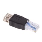 USB Typ A Buchse auf RJ45 Stecker Ethernet LAN Router Buchse Stecker Adapter