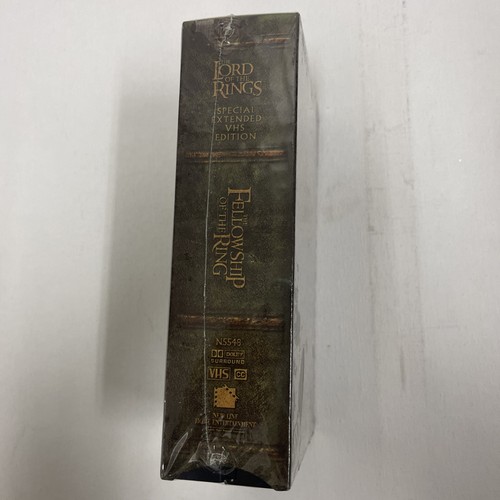 Lord of the Rings Fellowship Of The Ring Extended Edition Sealed Shrink Rip - Picture 4 of 5