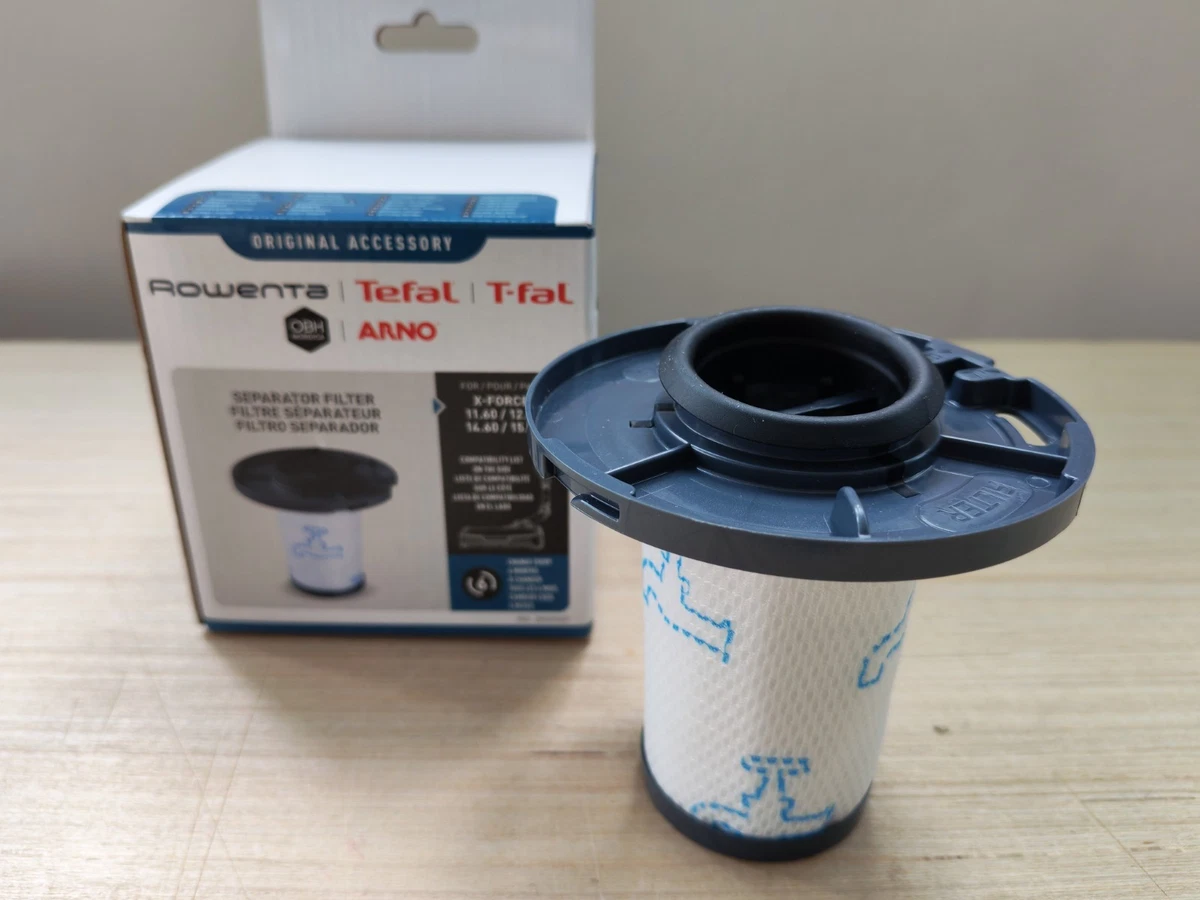 Filtri Di Ricambio ZR009006 Per Aspirapolvere Rowenta X-Force Flex 8.60 (Confezione Da 4) - Lavabili E Riutilizzabili