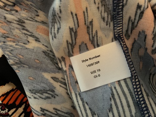 BNWT STUNNING TRIBAL PRINT SHORT SUMMER/HOLIDAY SHIFT DRESS ROMAN PETITES UK 10 - Picture 12 of 13